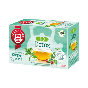 Teekanne Harmonie Bio Detox, Kraeuterteemischung, Teebeutel im Kuvert, 32g